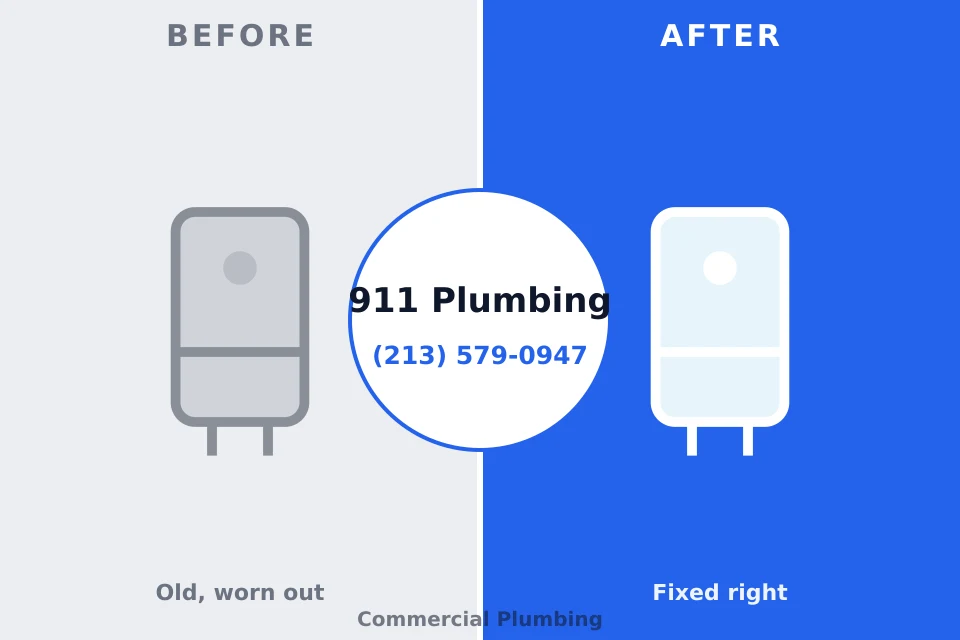 Before and after: plumbing repair Oil City, PA